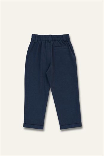 Erkek Çocuk İnce Kaşe Klasik Pantalon  - Lacivert