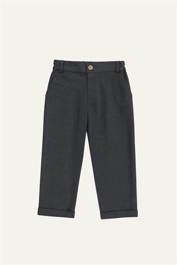 Erkek Çocuk İnce Kaşe Klasik Pantalon  - Antrasit