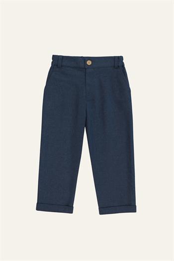 Erkek Çocuk İnce Kaşe Klasik Pantalon  - Lacivert