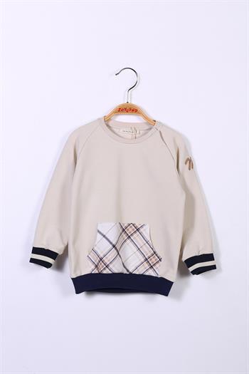 Erkek Çocuk Kanguru Cepli Sweatshirt