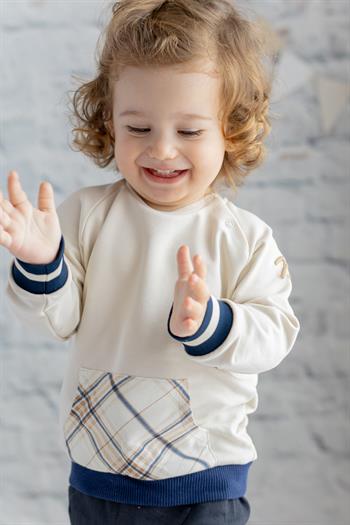 Erkek Çocuk Kanguru Cepli Sweatshirt