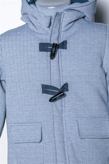 Erkek Çocuk Kapüşonlu Cepli Mont