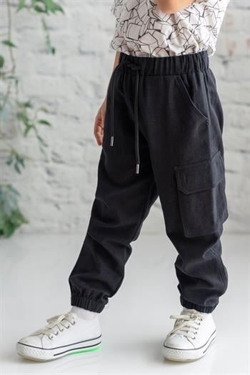 Erkek Çocuk Kargo Cepli Jogger Pantolon