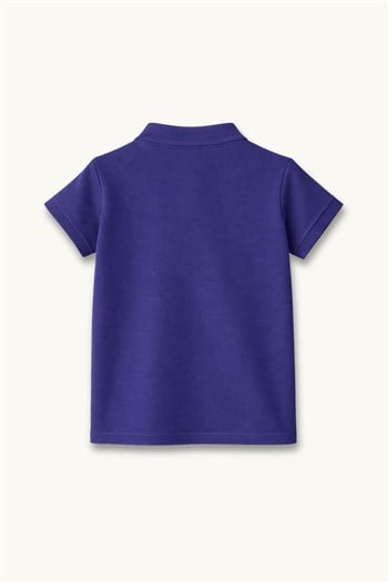 Erkek  Çocuk Kısa Kollu Polo Yaka Tshirt  - Lacivert