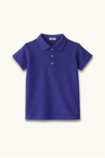 Erkek  Çocuk Kısa Kollu Polo Yaka Tshirt  - Lacivert