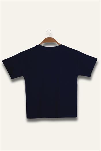 Erkek Çoçuk Sörf Baskılı T-Shirt - Lacivert