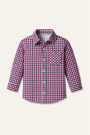 Erkek Çocuk Yelekli Dörtlü Takım - Kırmızı