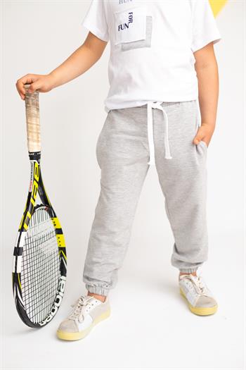 Erkek Çocuk Paçası Lastikli Basic Eşofman Altı