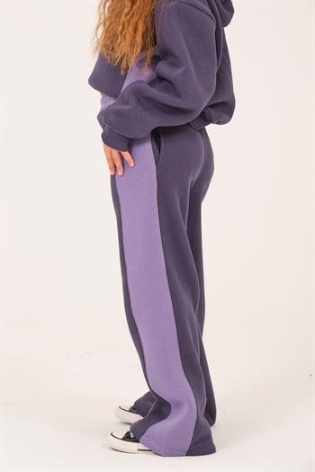 Genç Kız Çocuk Garnili Eşofman Altı - İndigo