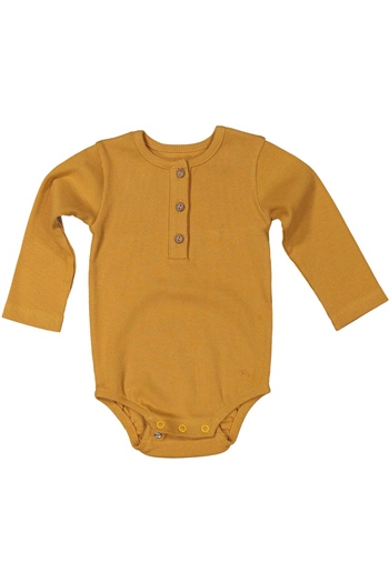 Gots Sertifikalı %100 Organik Pamuk Önden Düğmeli Body (0-4yaş)