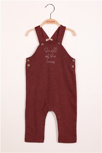 Kız Bebek Nakışlı Düğmeli Tulum (6ay-4yaş)