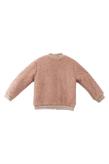 Kız Bebek Peluş Mont - Bej