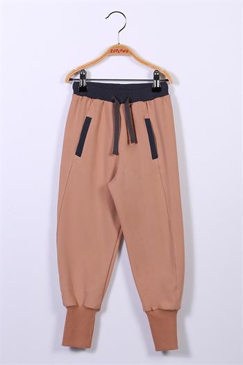 Kız Çocuk Cep Detaylı Eşofman Altı