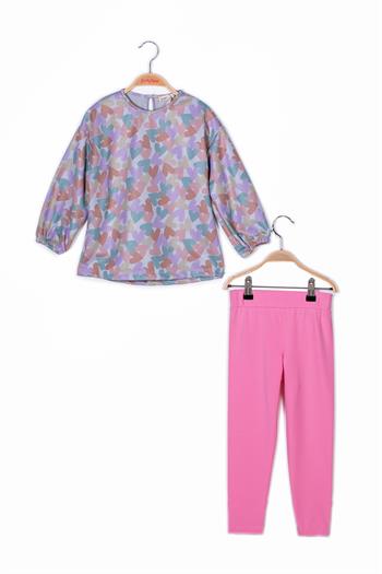 Kız Çocuk Aktif Spor Polyester Takım