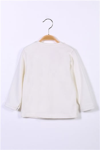 Kız Bebek Fiyonklu Uzun Kollu Bluz (9-24ay)