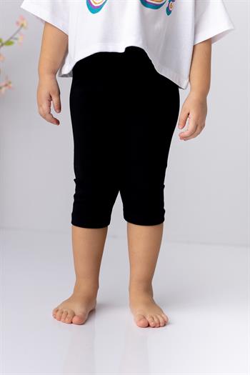 Kız Çocuk Kısa Düz Tayt