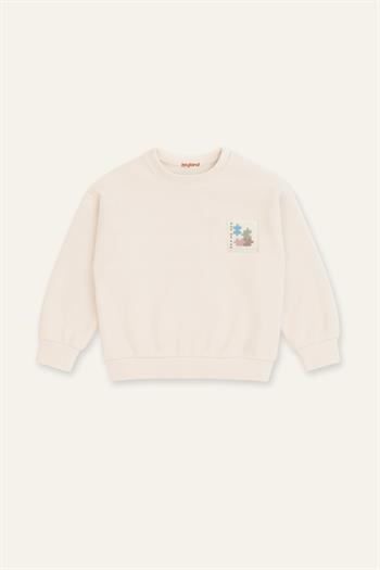 Kız Çocuk Polar İkili Takım - Krem