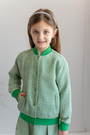 Kız Çocuk Tüvit Ceket
