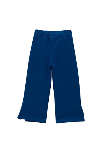 Kız Çocuk Yırtmaç Detaylı Eşofman Altı - Sax