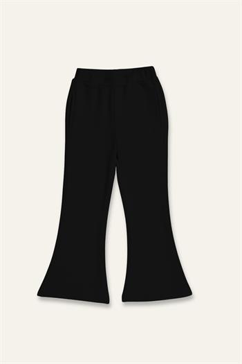 Kız Çocuk Yumoş İkili Takım - Siyah