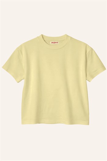 Kız Erkek Çocuk Oversıze T-Shirt - Sarı