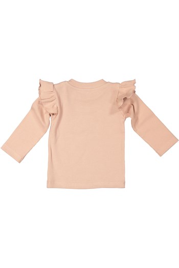 Gots Sertifikalı %100 Organik Pamuk Fırfırlı Sweatshirt ve Pantolon Takım (0-4yaş)