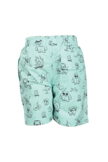 Erkek Bebek Yeşil Monster Desenli Şort (9ay-7yaş)