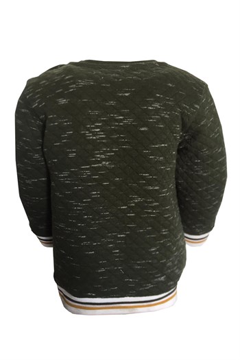 Erkek Bebek Haki Sweatshirt (9ay-4yaş)