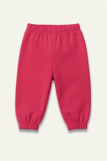 Unisex Bebek Basic Eşofman Altı - Fusya