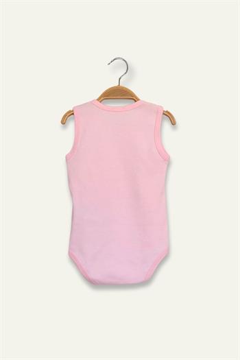 Unisex Bebek Çıtçıtlı Atlet Body - Pembe