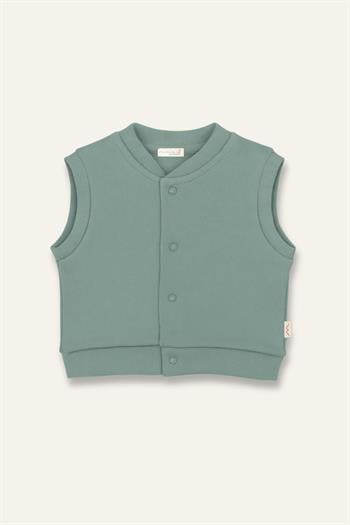 Unisex Bebek Organik Yelek - Mint