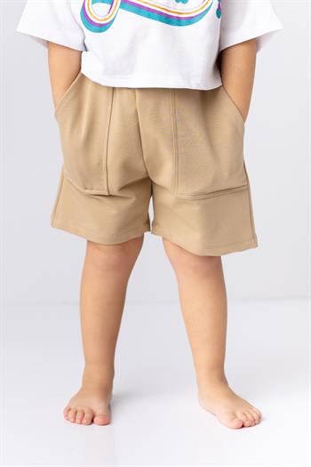 Unisex Cepli Basic Şort