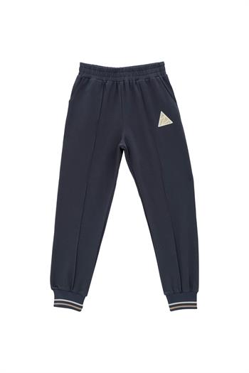 Unisex Çocuk Baskı Detaylı Eşofman Altı - Antrasit