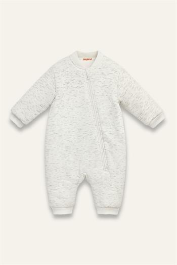 Unisex Çocuk Elyaf Dolgulu Uyku Tulumu  - Beyaz