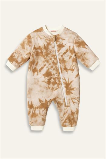 Unisex Çocuk Elyaf Dolgulu Uyku Tulumu  - Camel