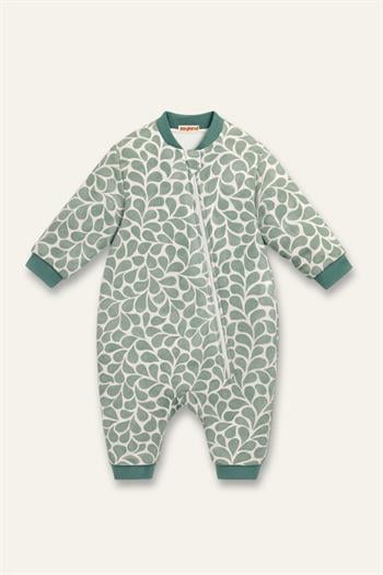 Unisex Çocuk Elyaf Dolgulu Uyku Tulumu  - Yeşil