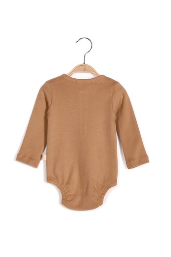 Gots Sertifikalı %100 Organik Pamuk Önden Düğmeli Bebek Body (0-4yaş)