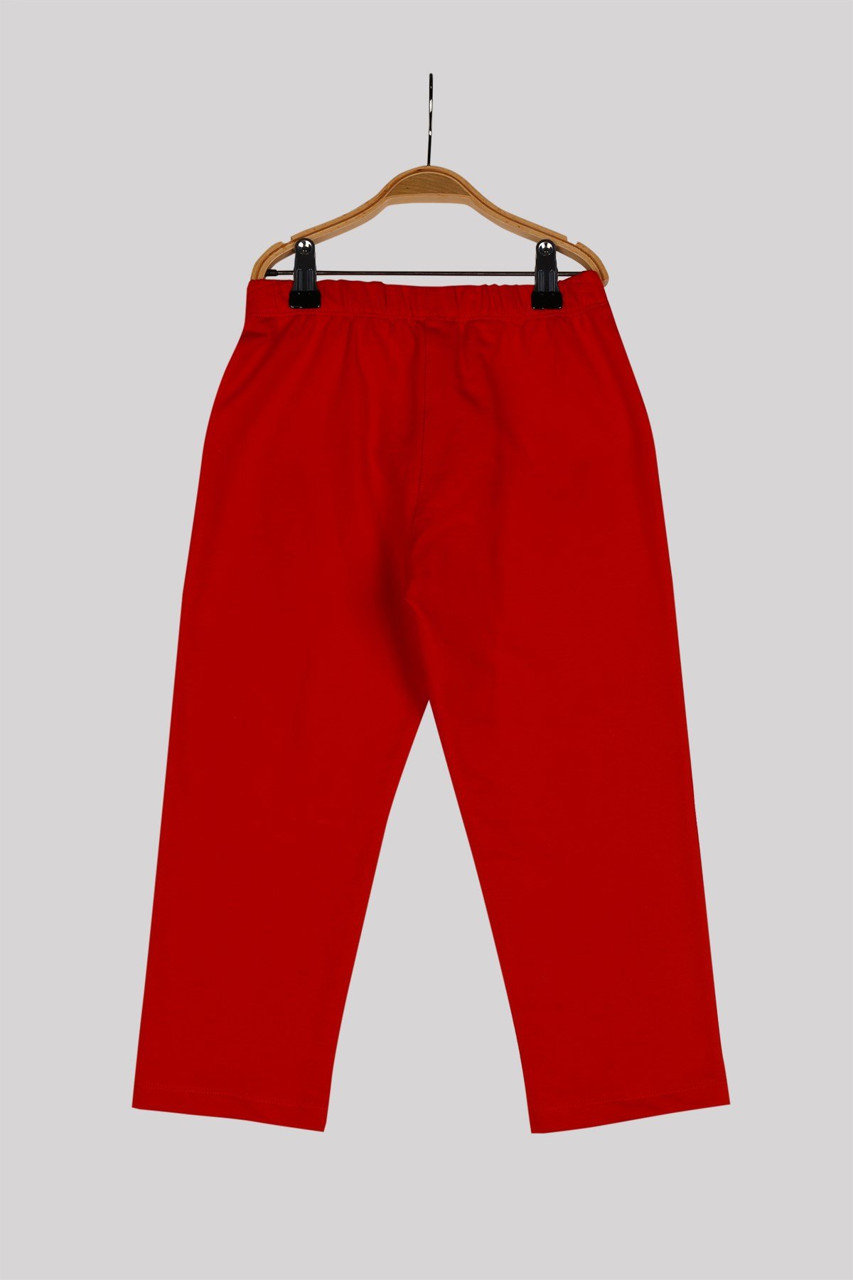 ZEYLAND Unisex Çocuk Kırmızı Örme Pantolon (4-12yaş)