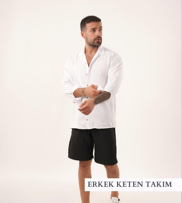 Erkek keten takım