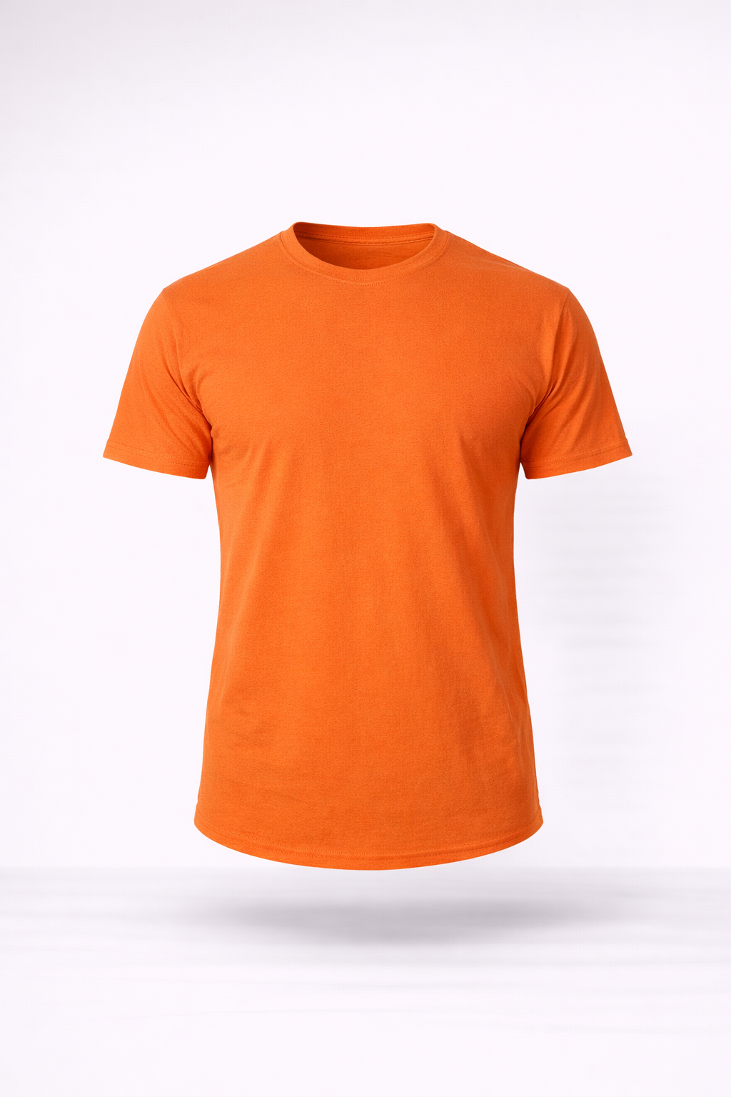 BASİC TSHİRTLERTuruncu Turuncu Slim Fit Basic T-SHİRT TB