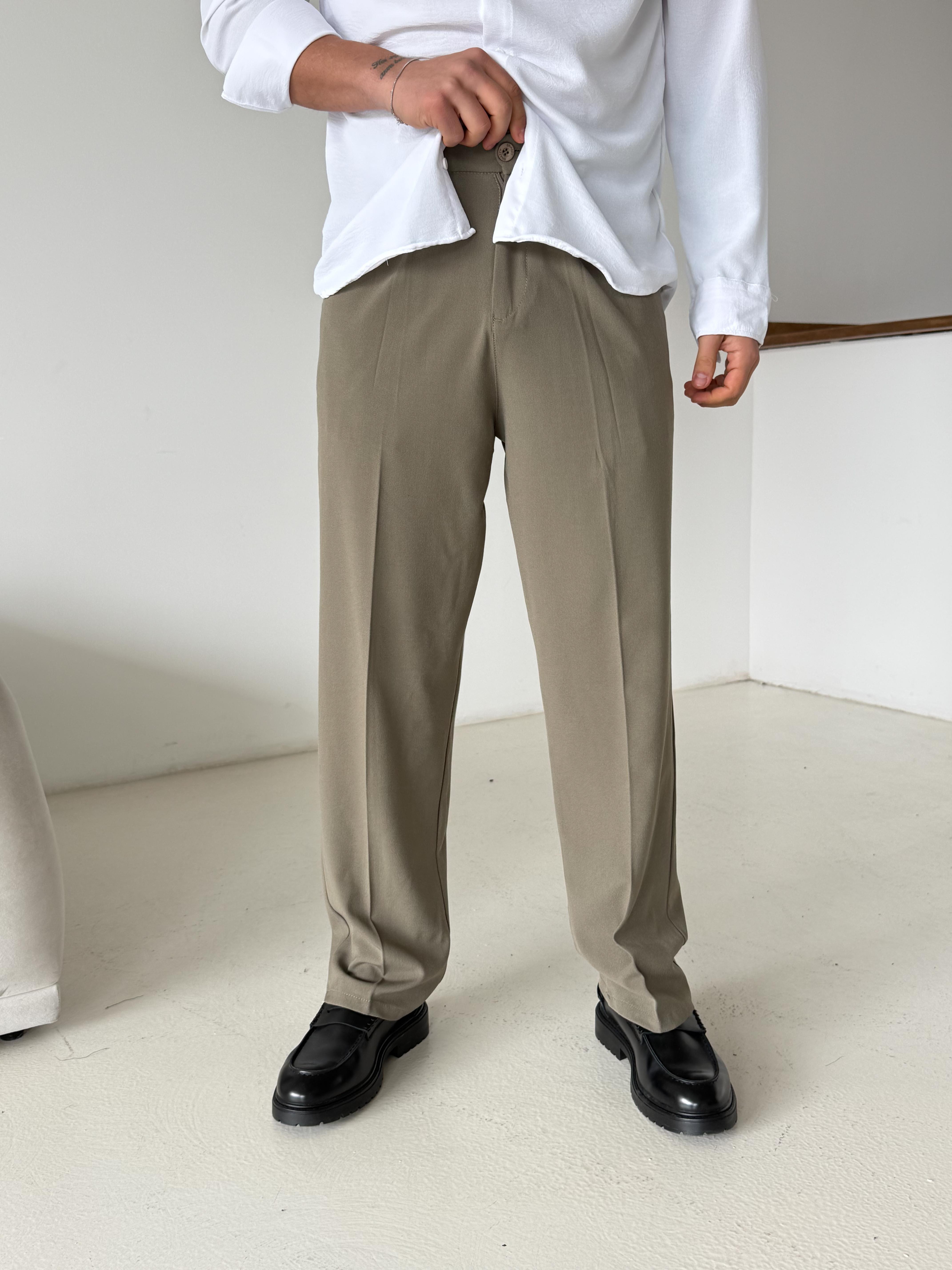 Çağla Baggy Bezayağı Kumaş Pantalon SNZ N1135