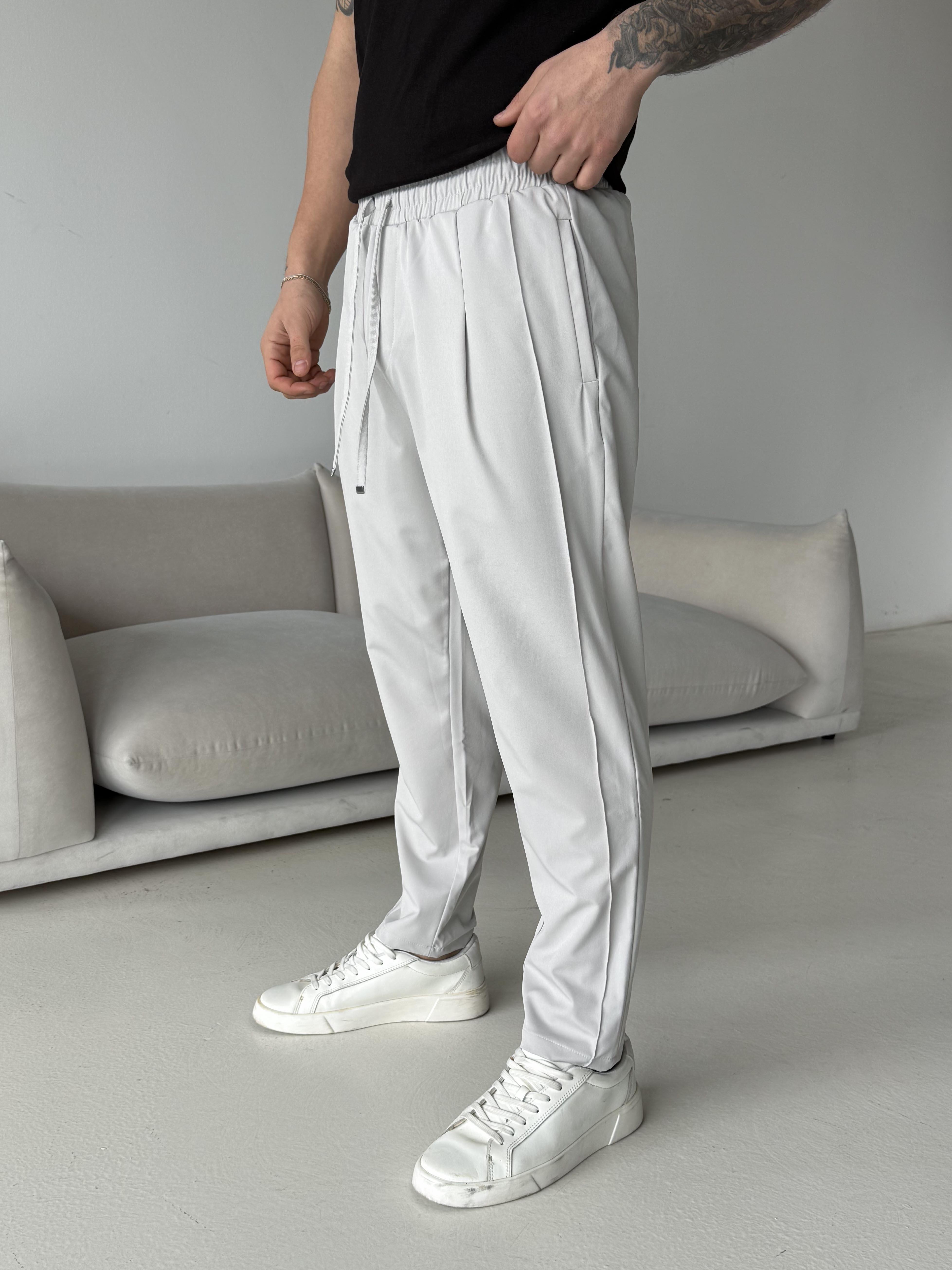 Gri Paraşüt Çimalı Regular Kumaş Pantalon 23136 LNS
