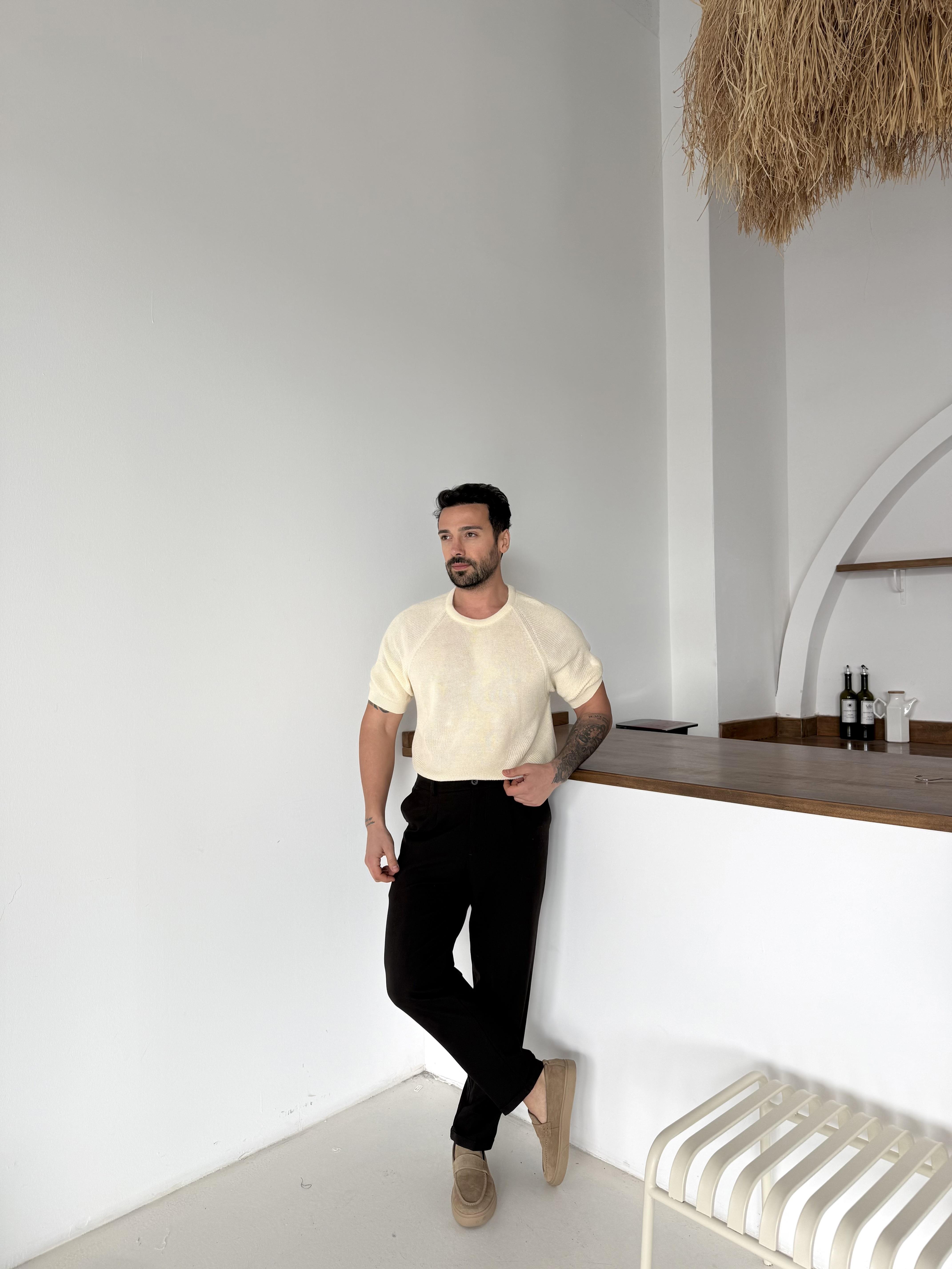 Taş İtalyan Kol Triko SNZ T7235