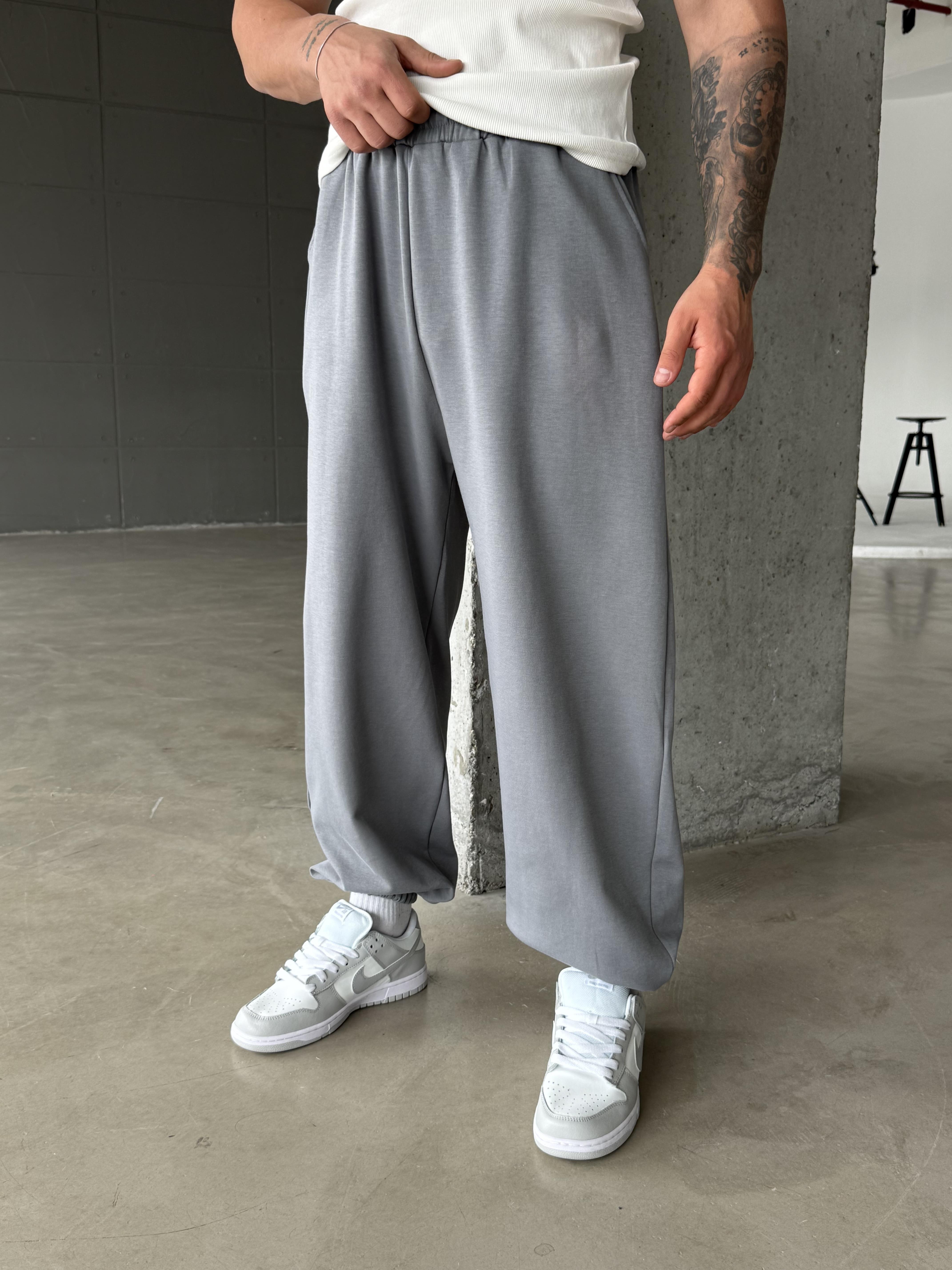 Boyamagri Basic Kelepçe Paça Bol Eşofman SC