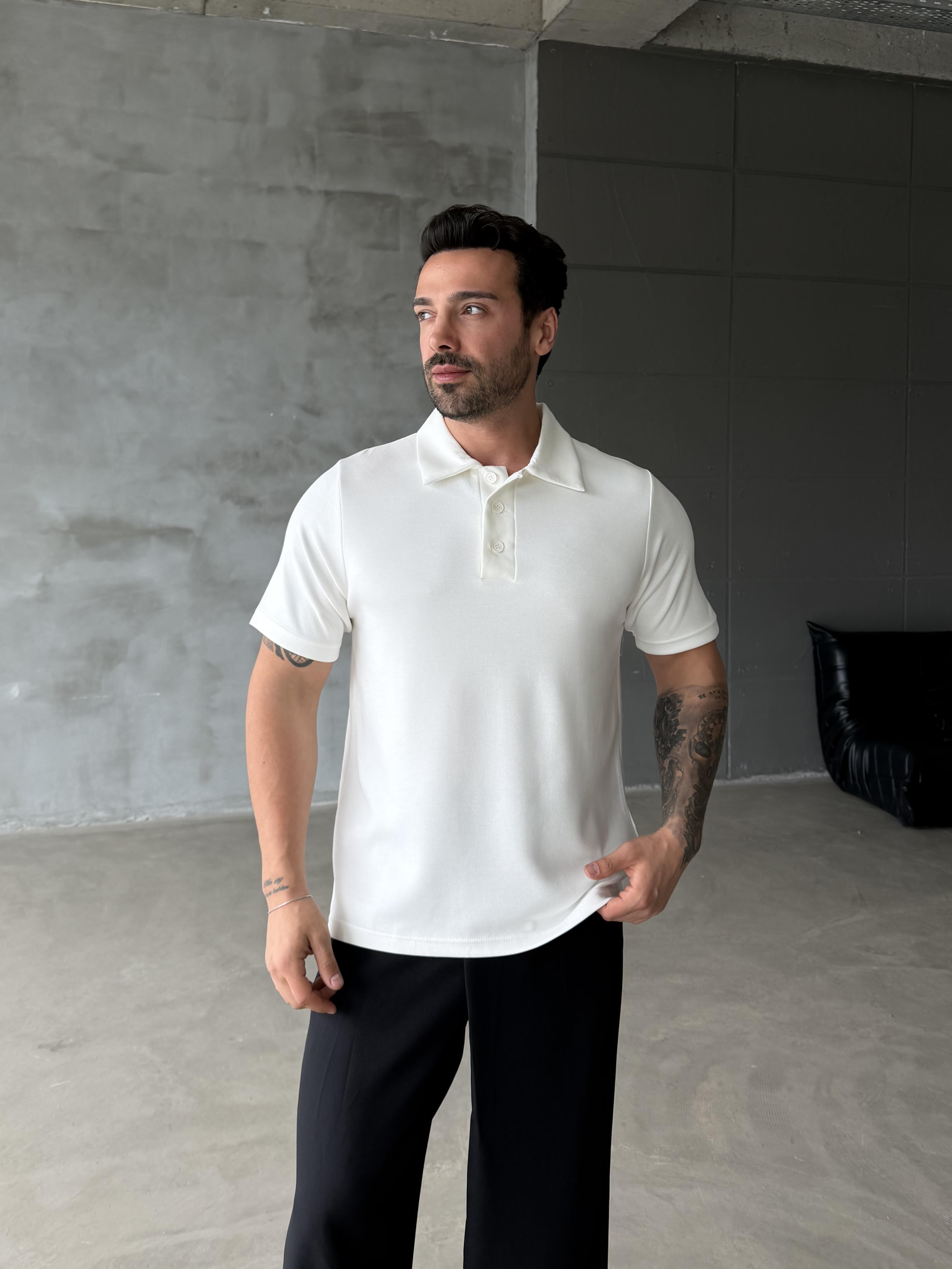 Ekru Premium Pike Polo Yaka Antioch 9446