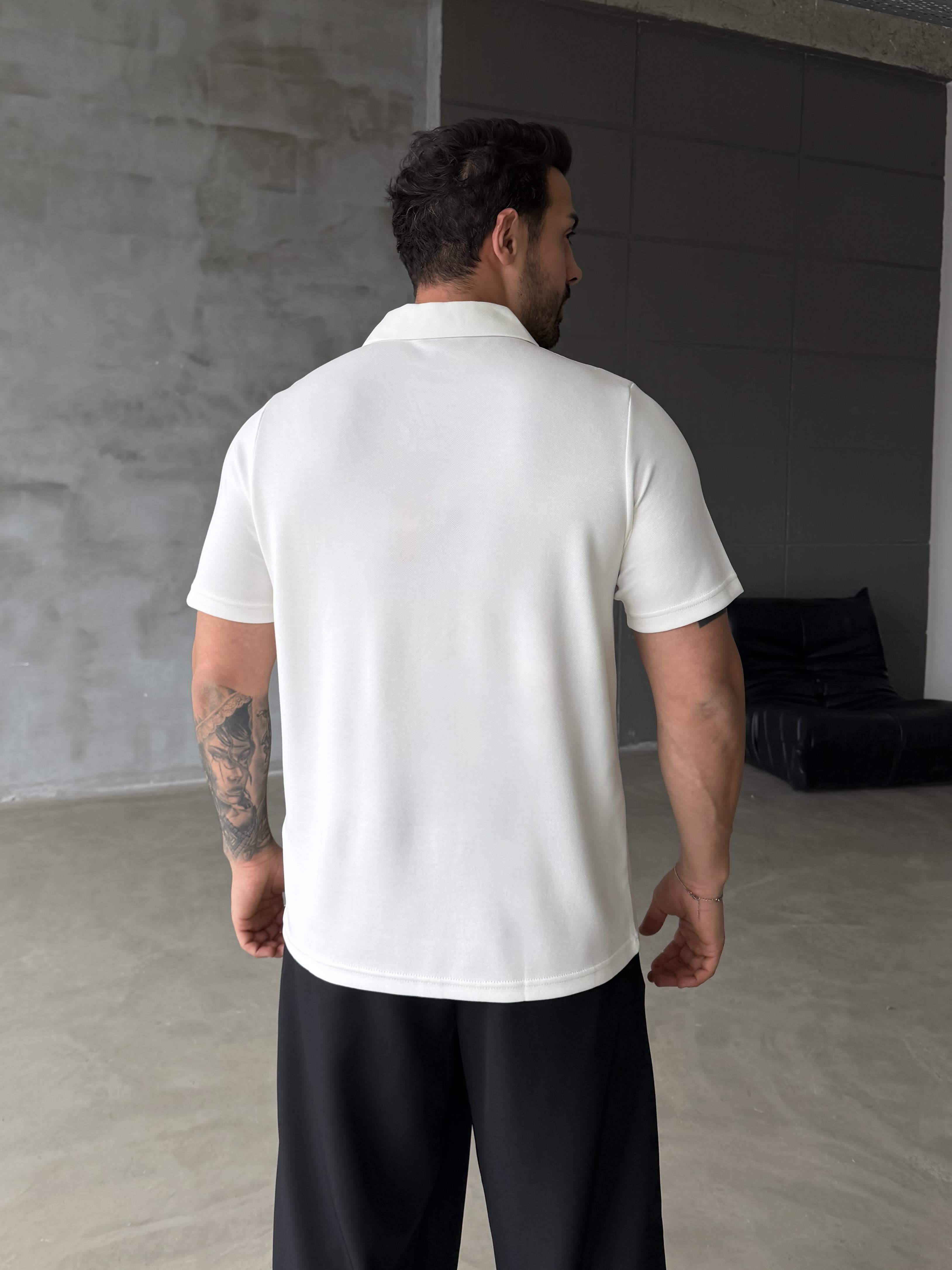 Ekru Premium Pike Polo Yaka Antioch 9446