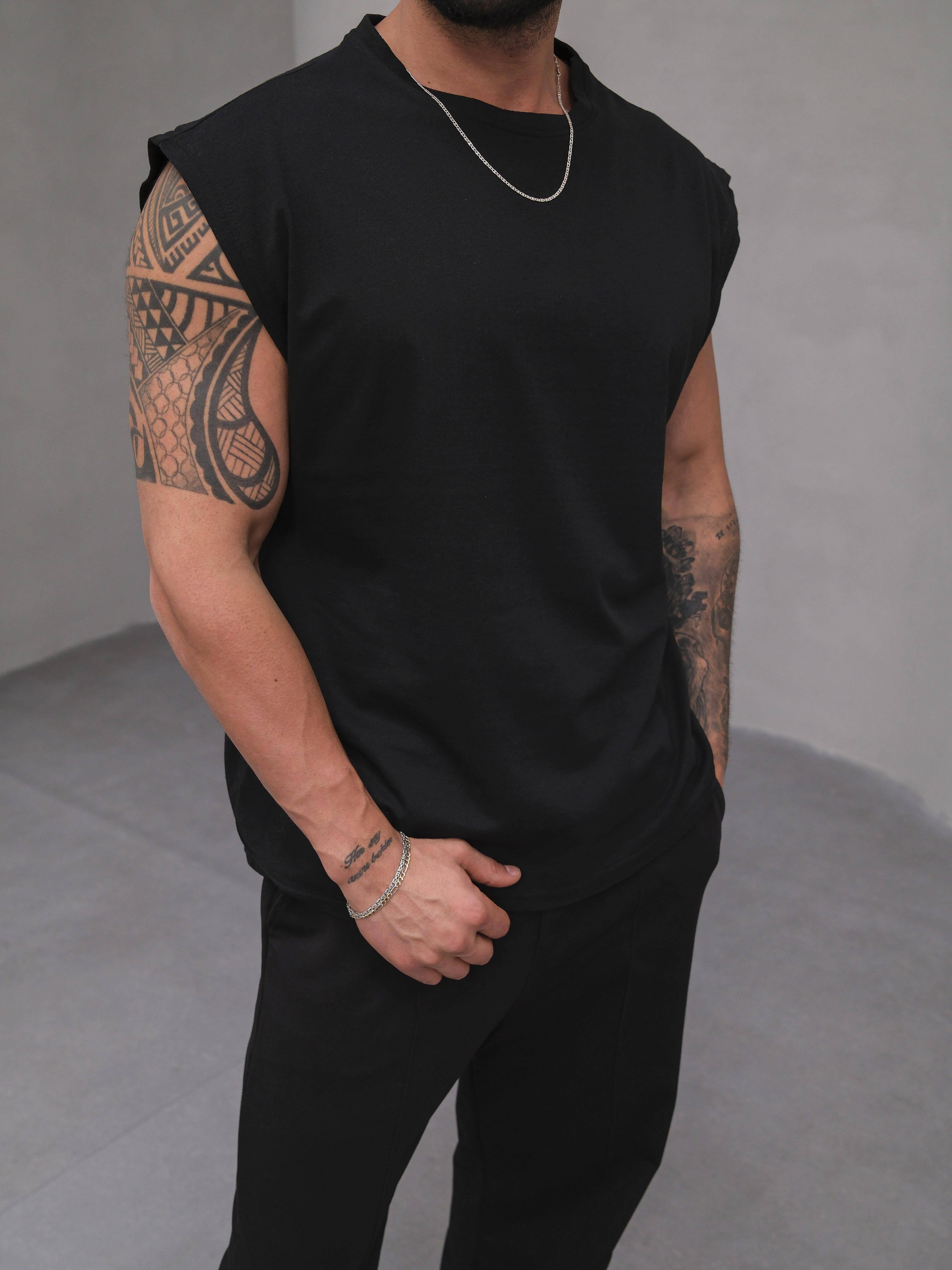 Siyah Suprem Oversize Atlet BS