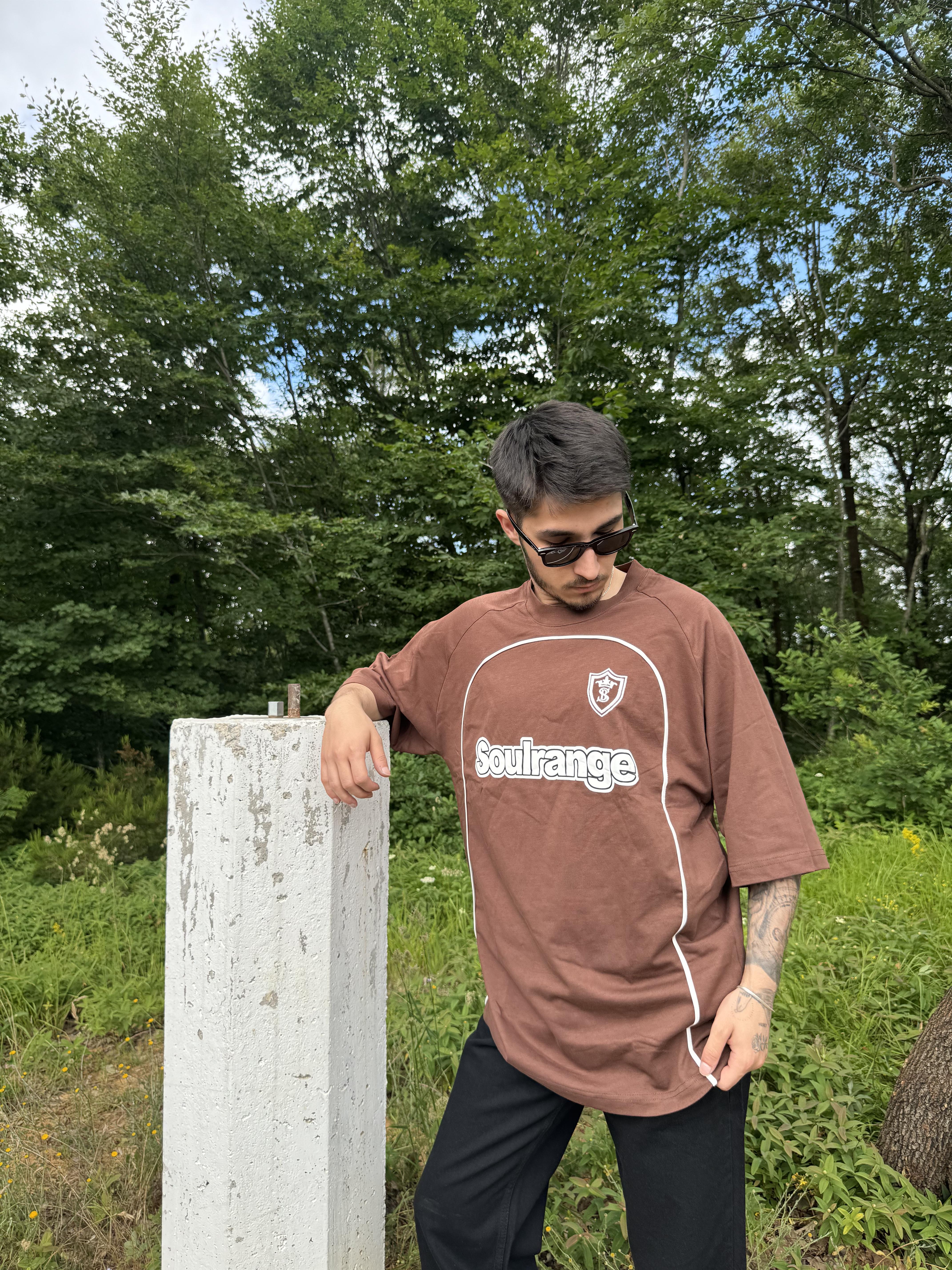 Taba SOULRANGE Baskılı Parçalı Oversize T-SHIRT PNC 1009