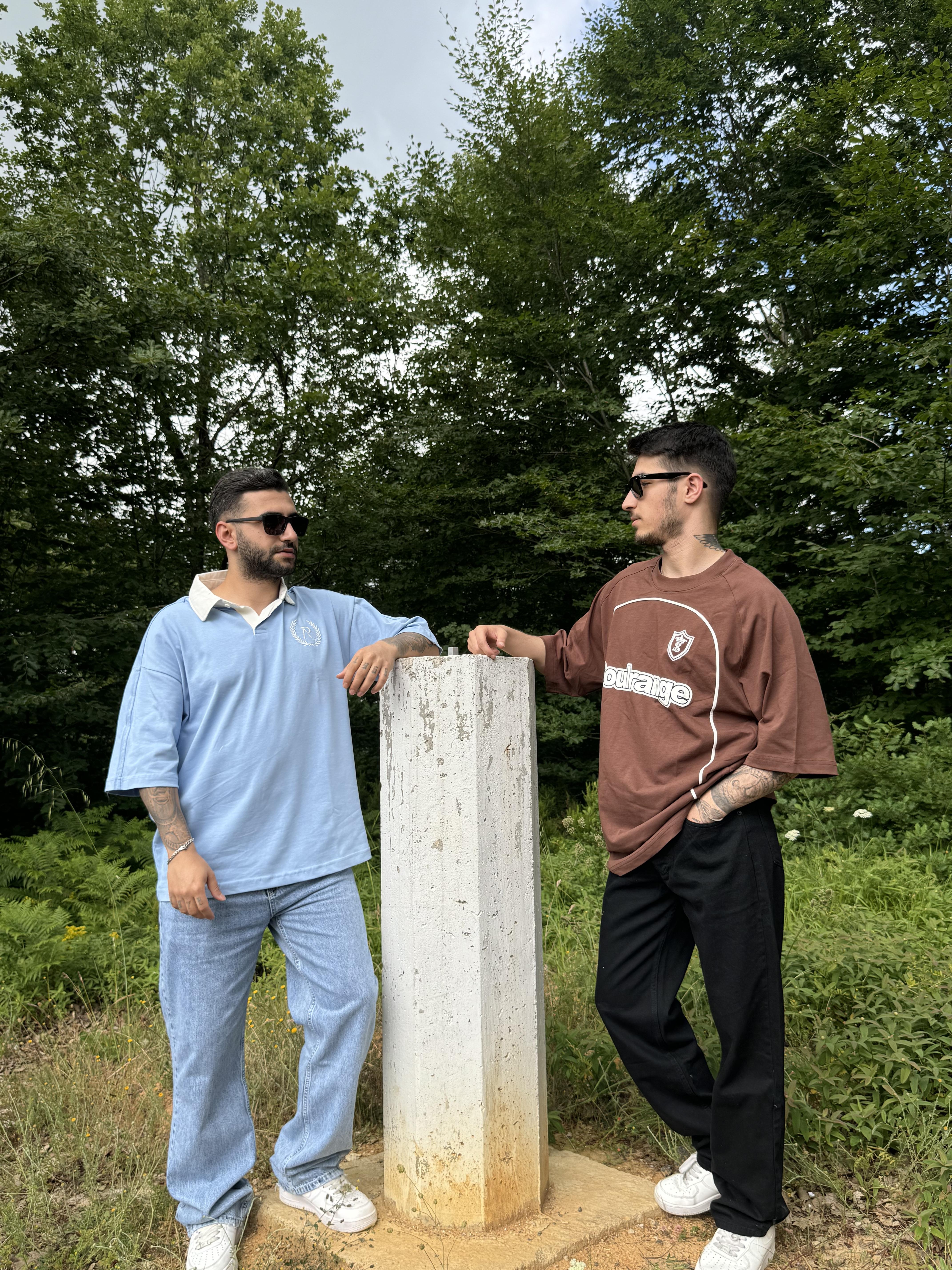 Taba SOULRANGE Baskılı Parçalı Oversize T-SHIRT PNC 1009