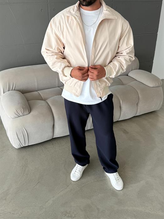 Bej Dik Yaka Bomber Ceket SNZ M6311